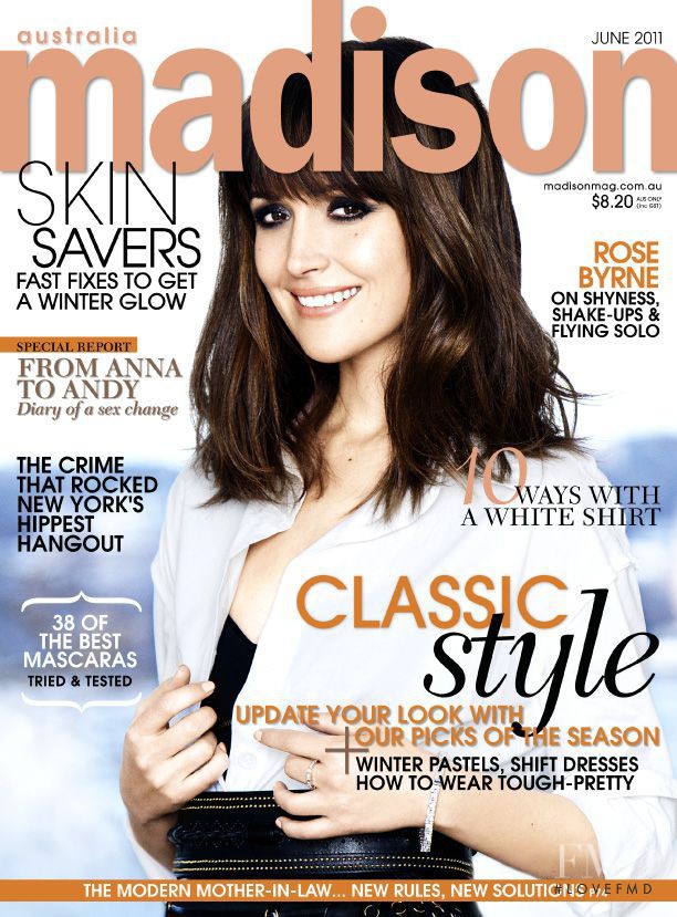 Rose Byrne featured on the madison cover from June 2011