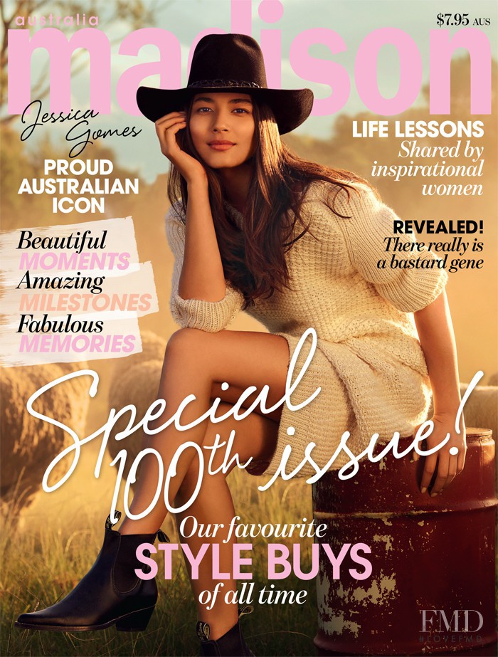 Jessica Gomes featured on the madison cover from June 2013