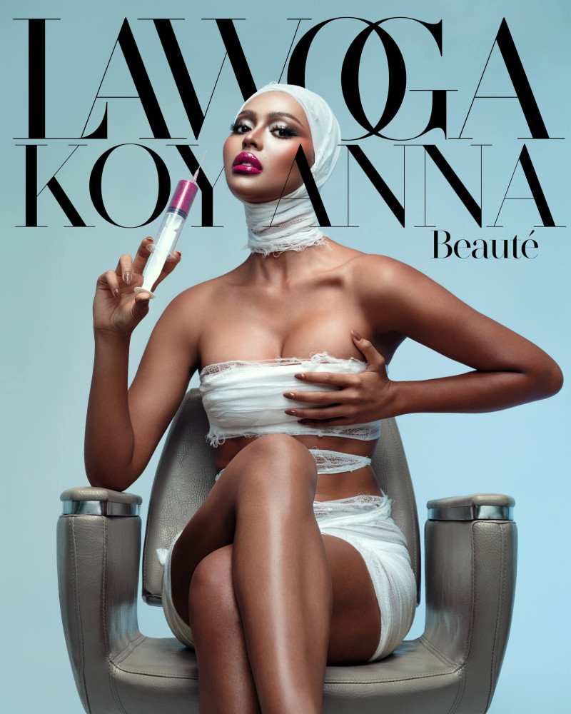 Koy Anna featured on the Lawoga Beauté screen from May 2025