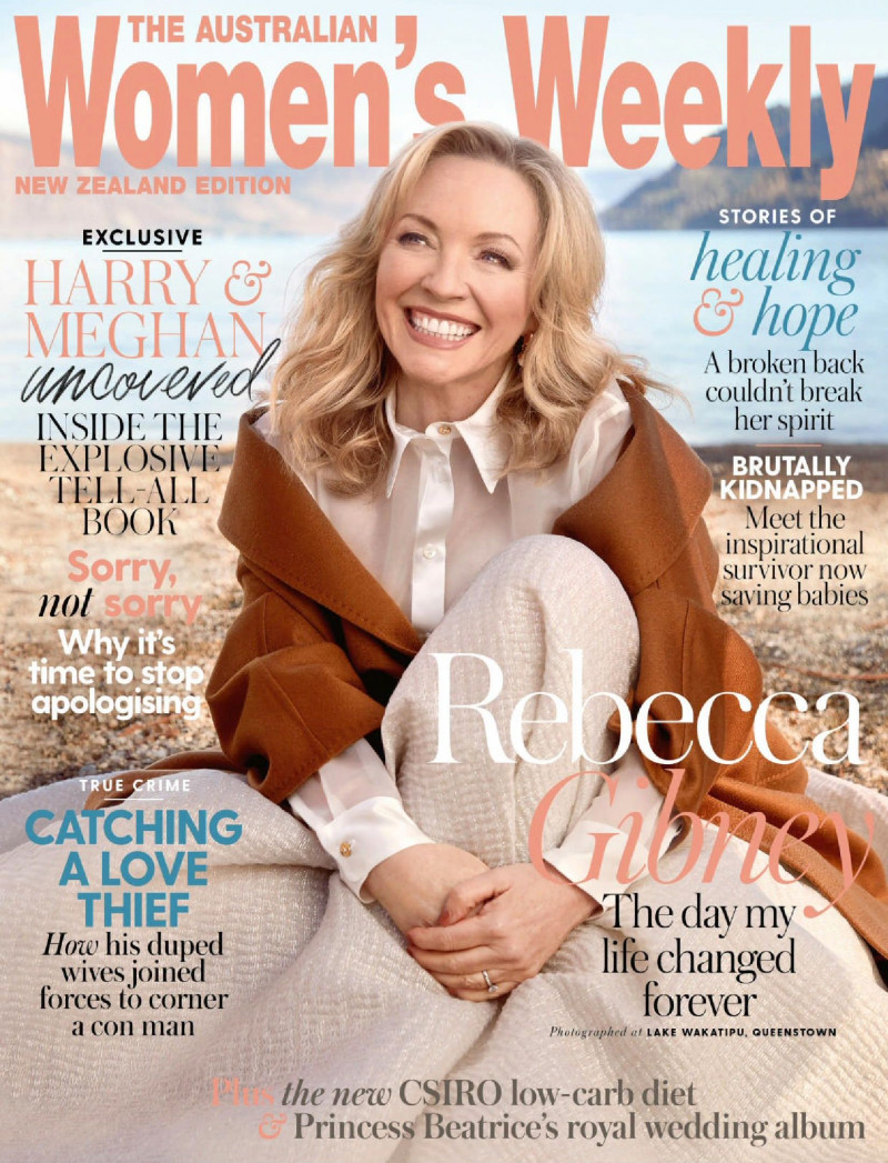 Rebecca Gibney featured on the The Australian Women\'s Weekly cover from September 2020