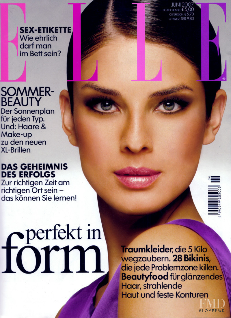Liliana Dominguez featured on the Elle Germany cover from June 2007