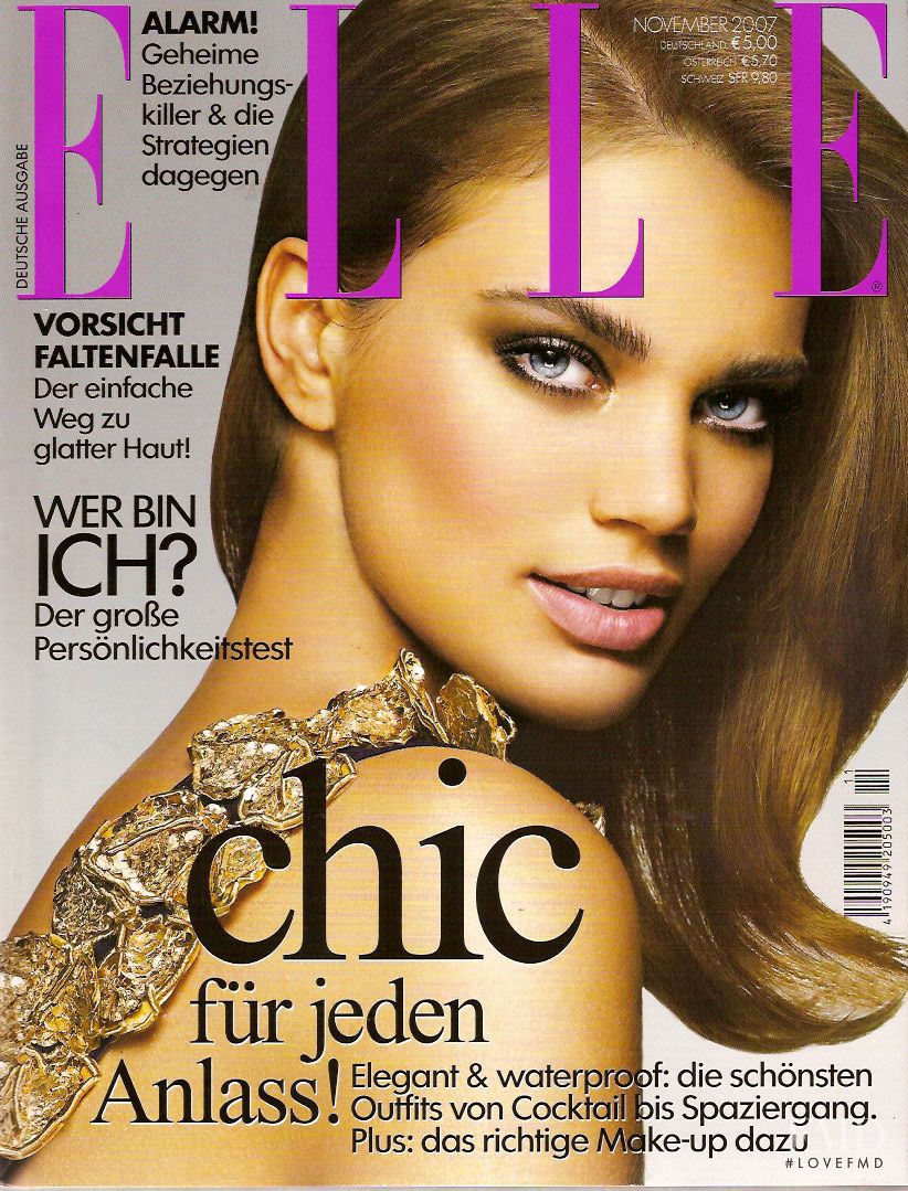 Cover of Elle Germany with Rianne ten Haken, November 2007 (ID:8083 ...