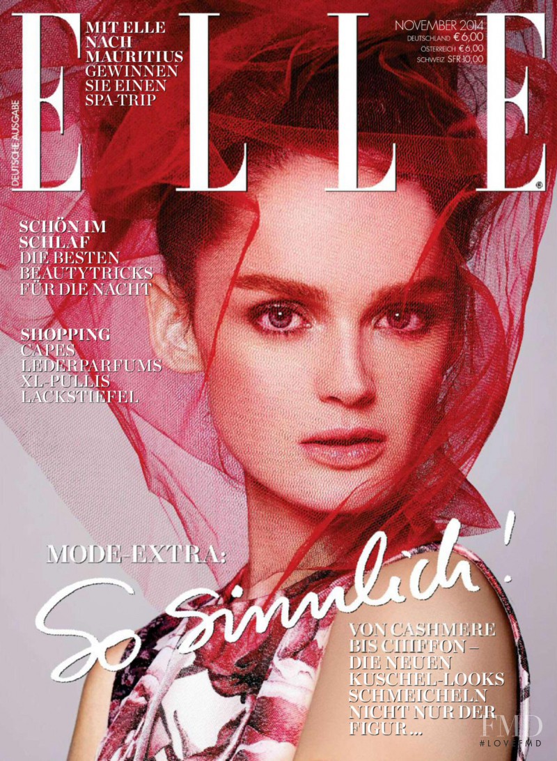 Lisa Cant featured on the Elle Germany cover from November 2014
