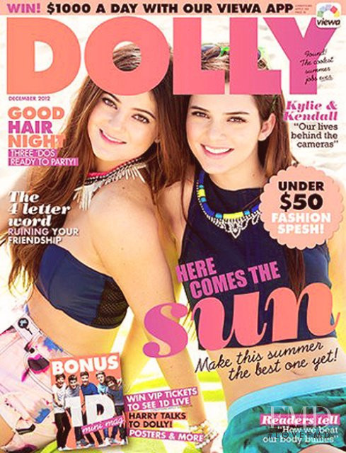 Kendall Jenner featured on the Dolly cover from December 2012