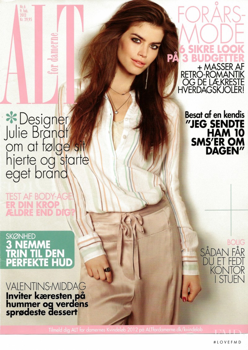 Claudia Cooper featured on the ALT for damerne cover from February 2012