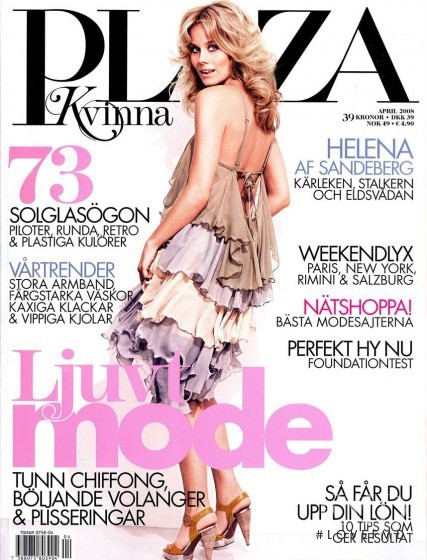  featured on the Plaza Kvinna cover from April 2008
