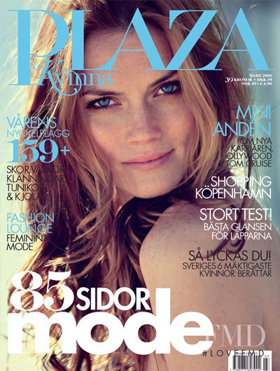 Mini Anden featured on the Plaza Kvinna cover from March 2008