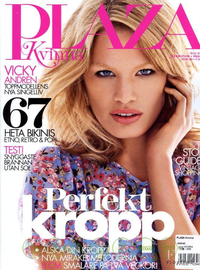 Vicky Andren featured on the Plaza Kvinna cover from May 2008