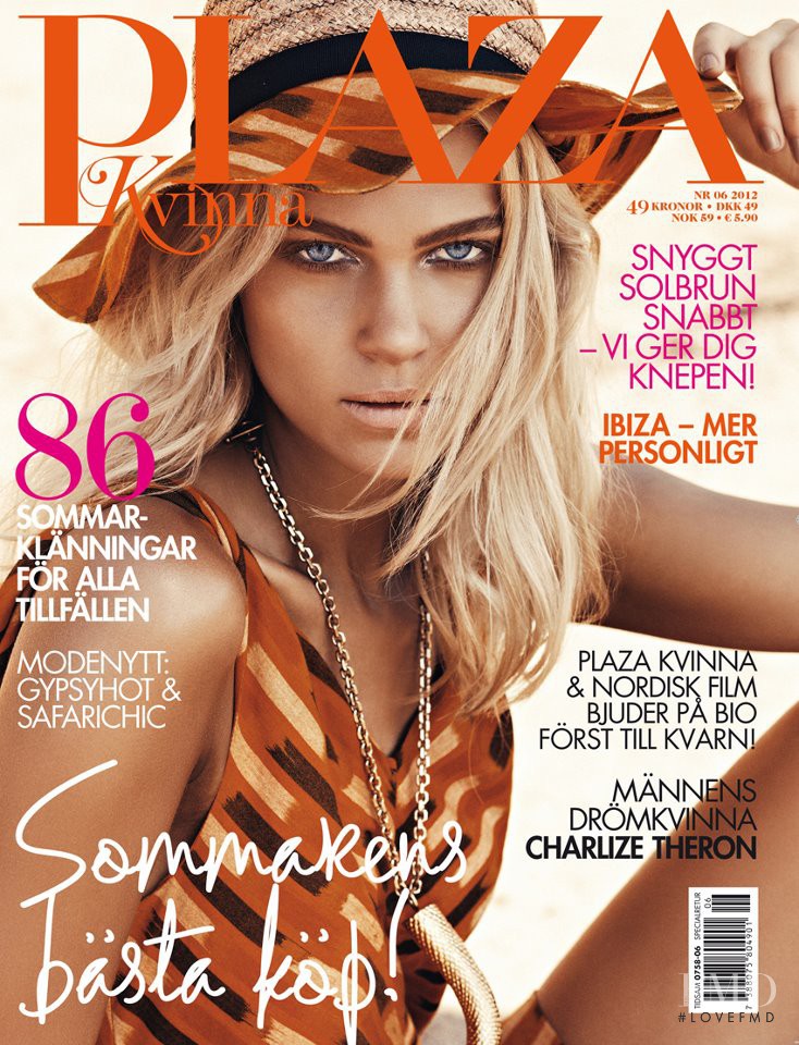 Claire Collins featured on the Plaza Kvinna cover from June 2012