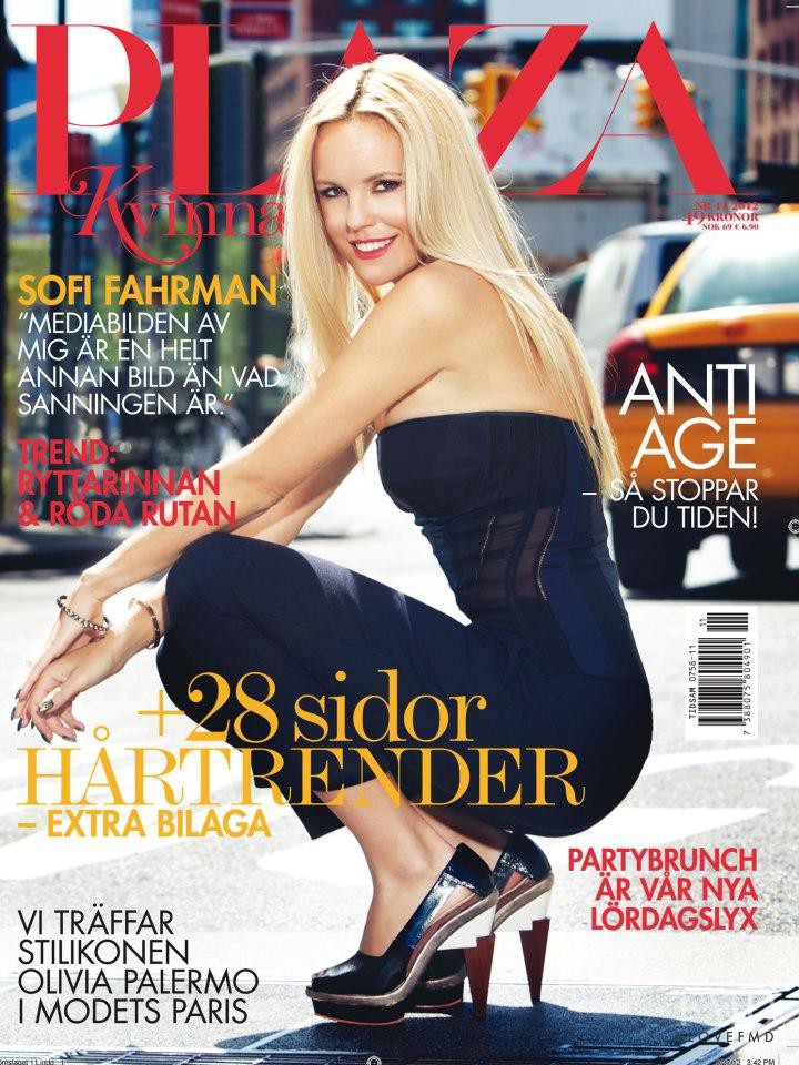 Sofi Fahrman featured on the Plaza Kvinna cover from November 2012