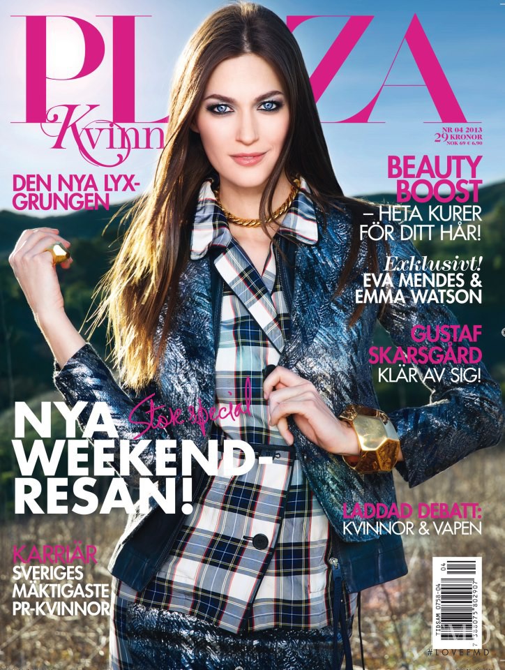  featured on the Plaza Kvinna cover from April 2013