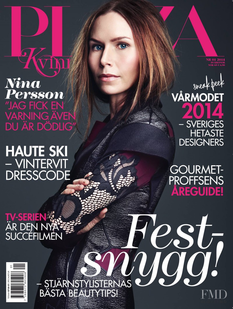 Nina Persson featured on the Plaza Kvinna cover from January 2014
