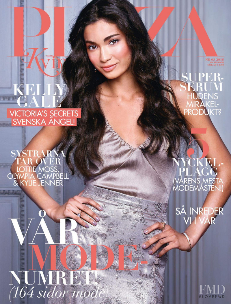 Kelly Gale featured on the Plaza Kvinna cover from March 2015