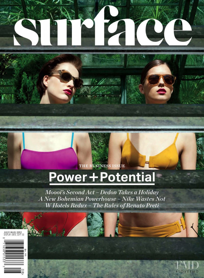 Annemarije Rus, Nicole Hofman featured on the Surface cover from July 2012