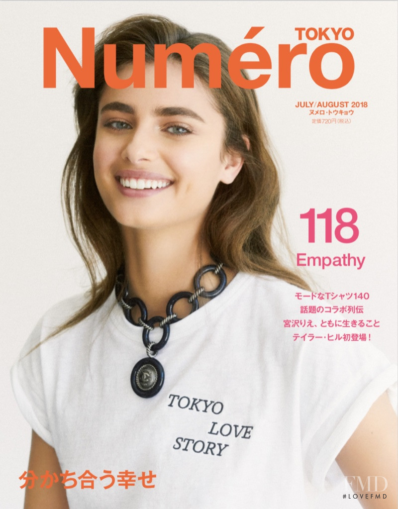 Taylor Hill featured on the Numéro Tokyo cover from July 2018