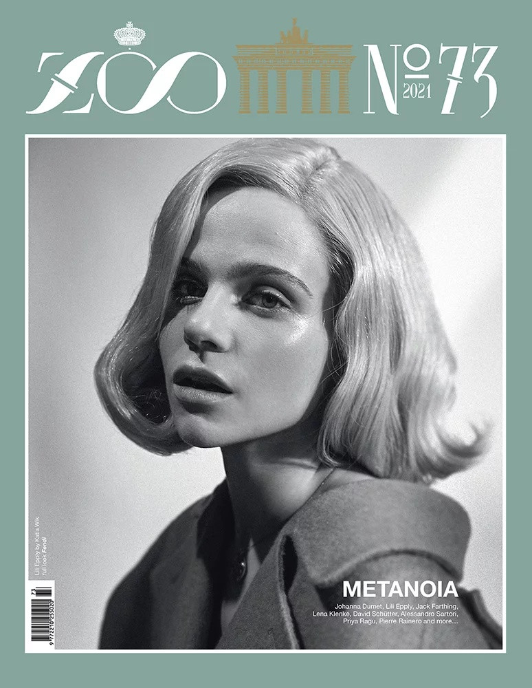 Lili Epply featured on the Zoo cover from December 2021
