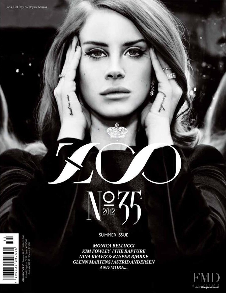 Lana Del Rey featured on the Zoo cover from June 2012