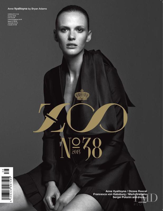 Anne Vyalitsyna featured on the Zoo cover from March 2013