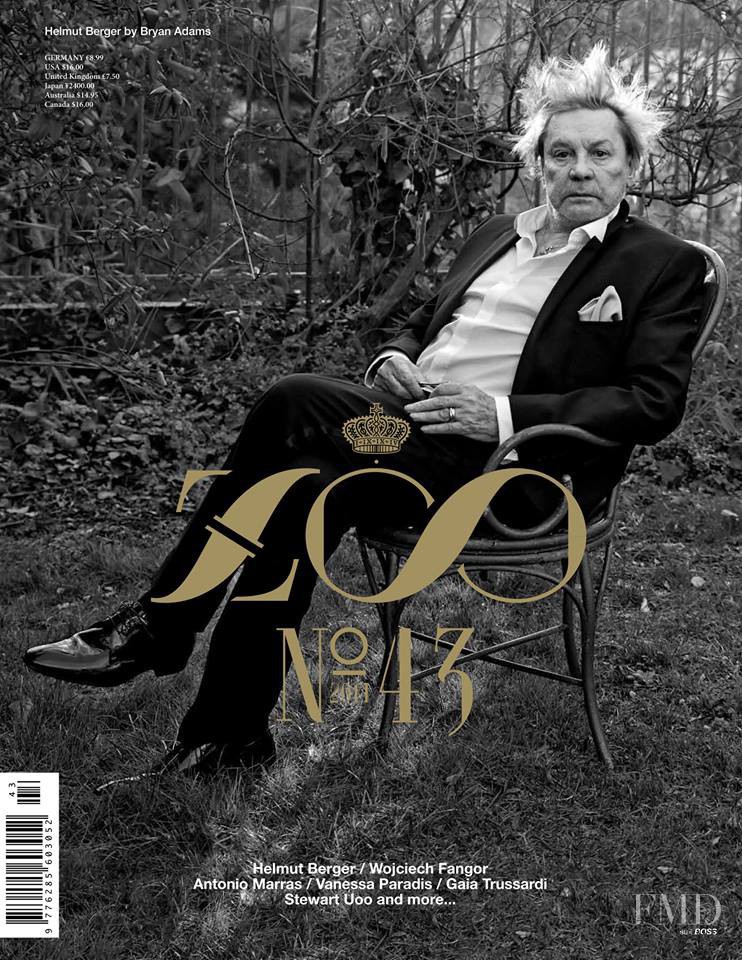 Helmut Berger featured on the Zoo cover from June 2014