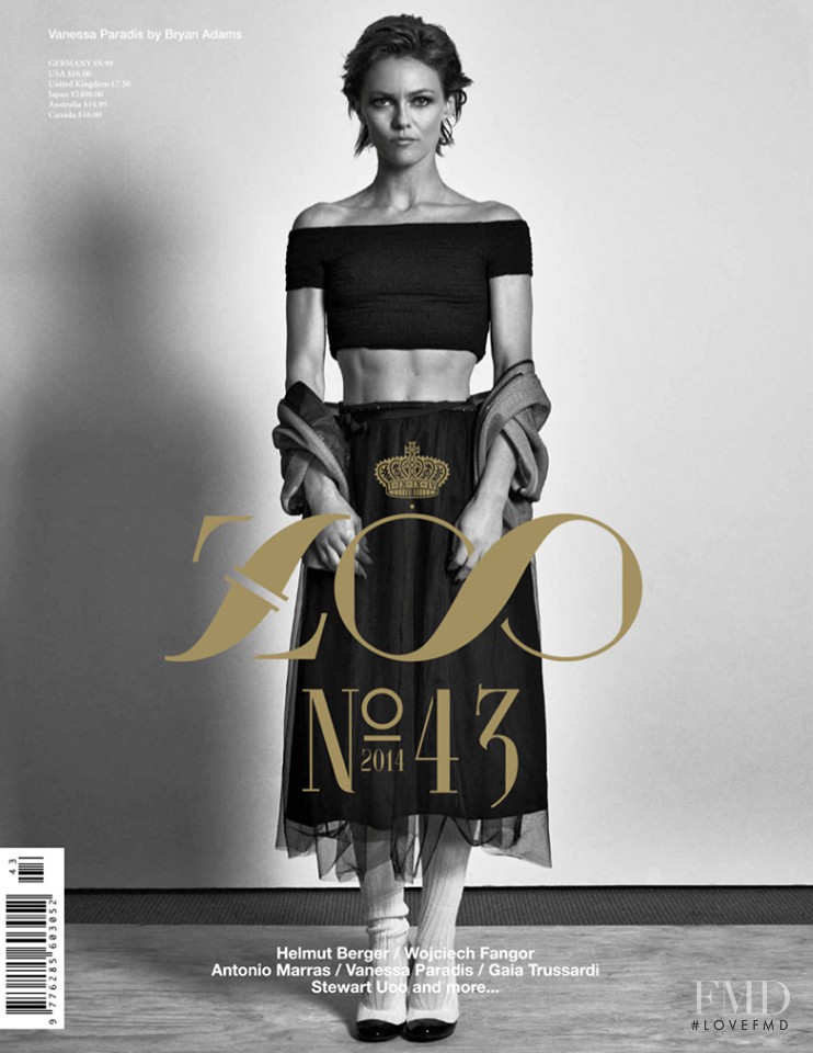 Vanessa Paradis featured on the Zoo cover from June 2014