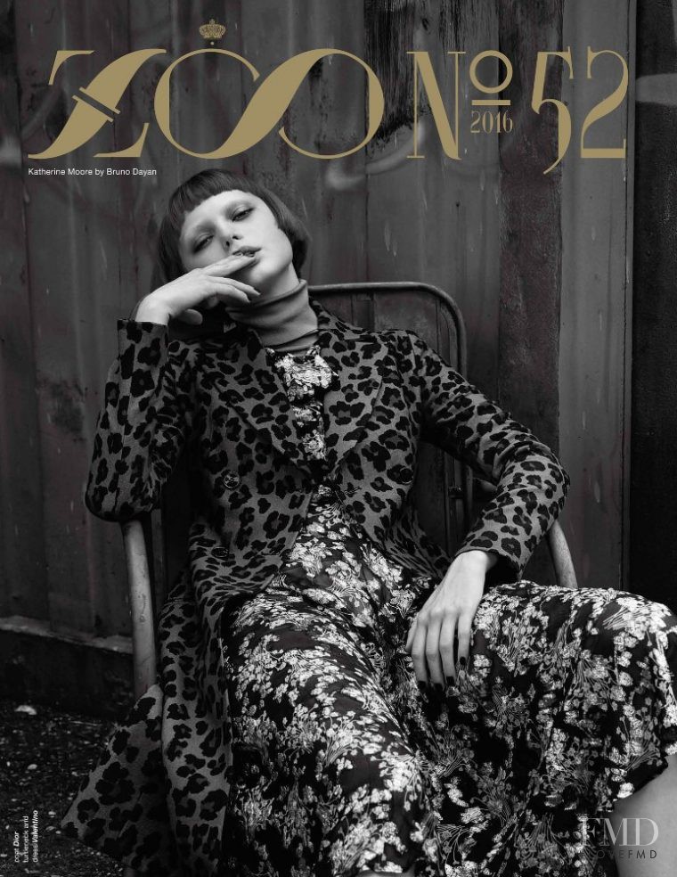 Katie Moore featured on the Zoo cover from September 2016