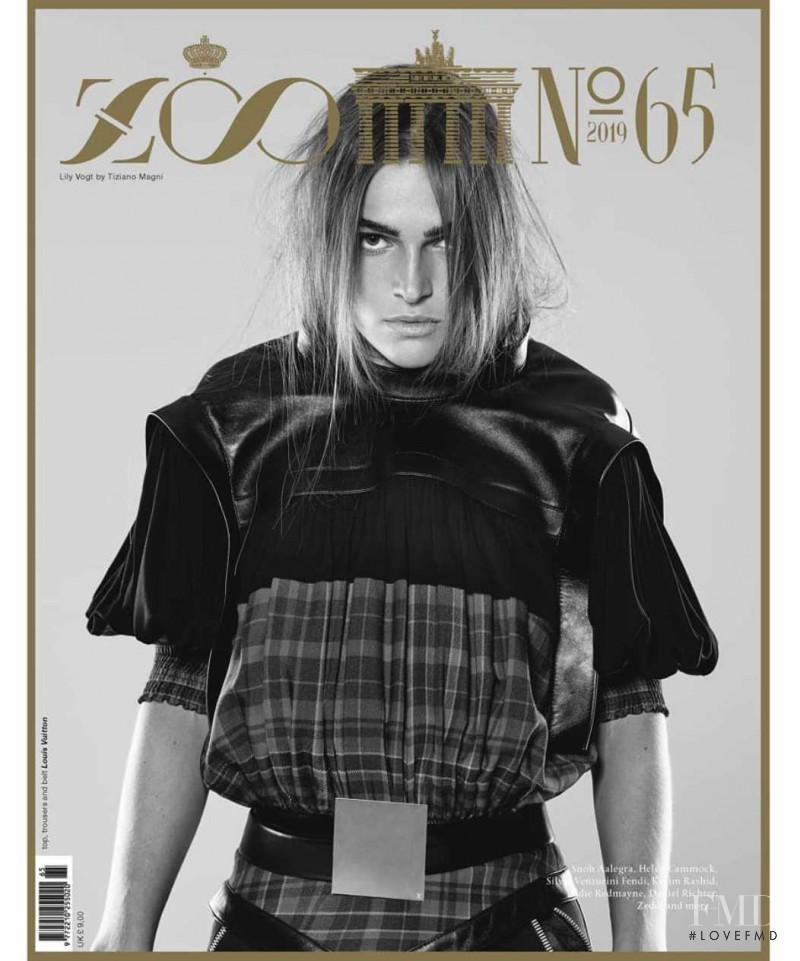 Lily Vogt featured on the Zoo cover from December 2019