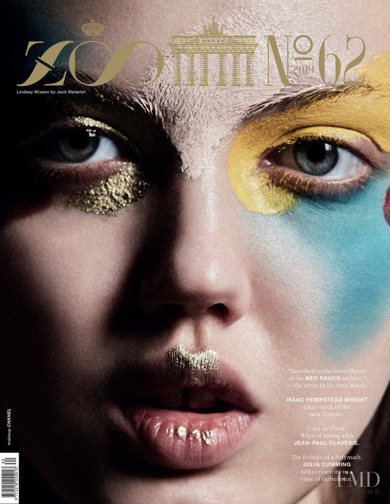 Lindsey Wixson featured on the Zoo cover from March 2019