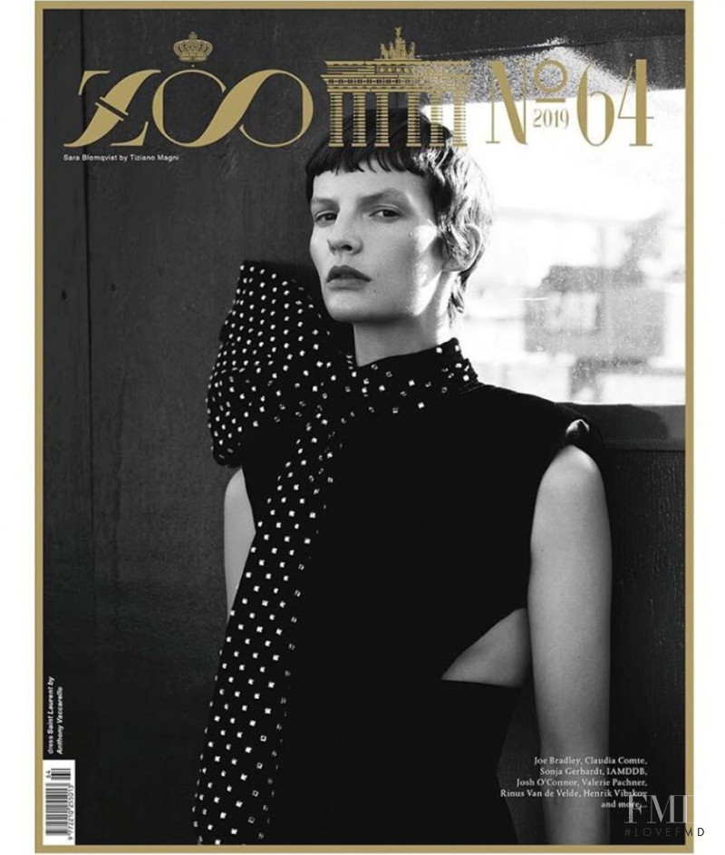 Sara Blomqvist featured on the Zoo cover from October 2019