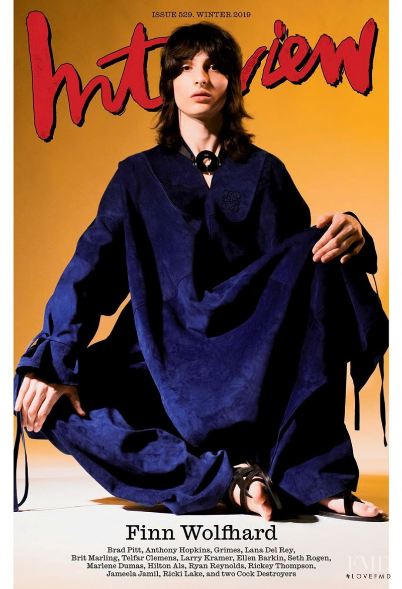Finn Wolfhard  featured on the Interview cover from December 2019