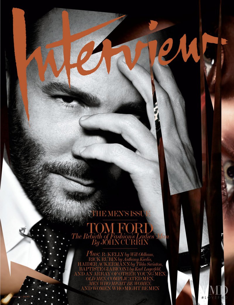 Tom Ford featured on the Interview cover from February 2011
