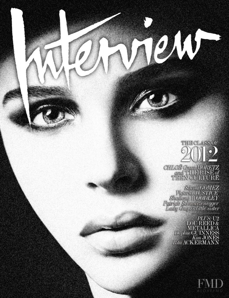 Chloe Moretz featured on the Interview cover from November 2011