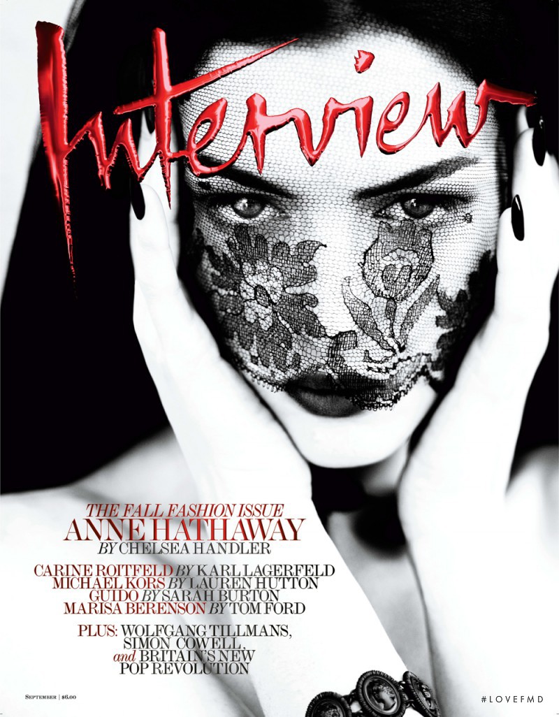  featured on the Interview cover from September 2011