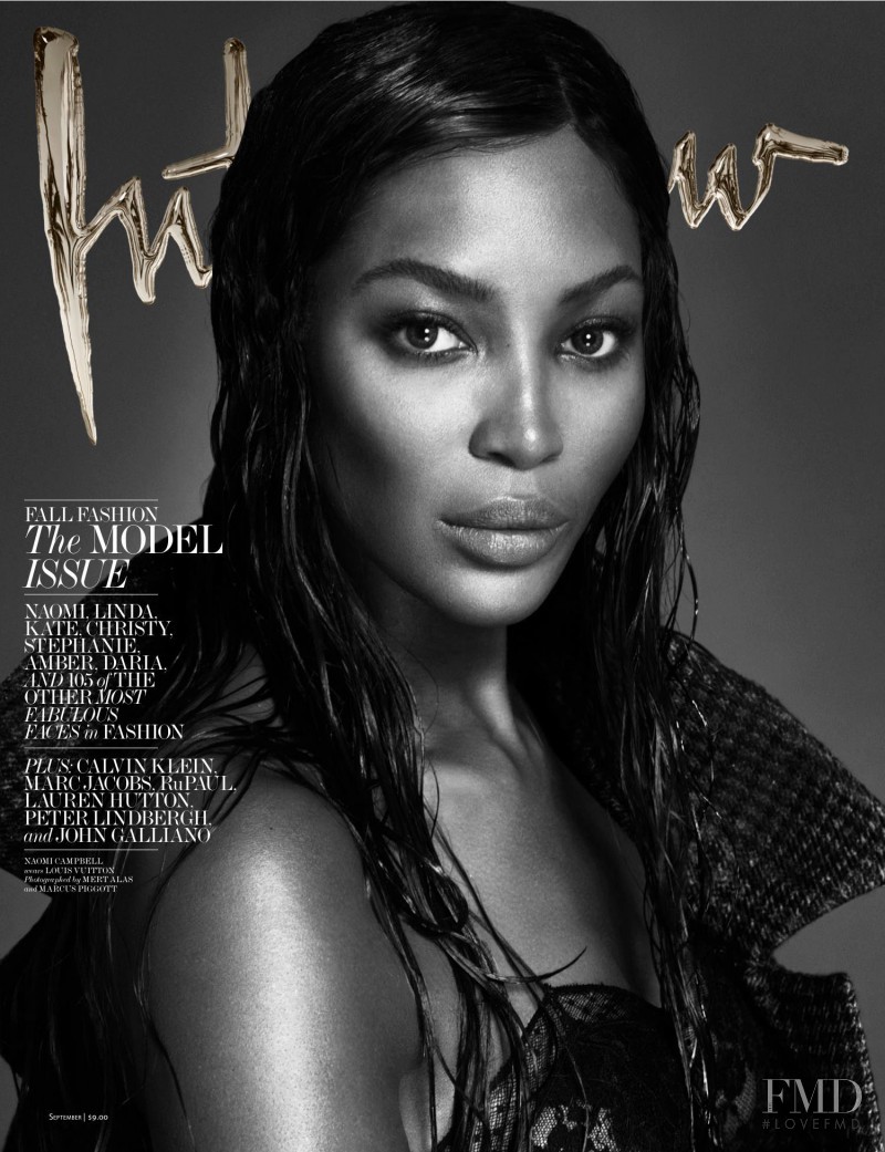 Naomi Campbell featured on the Interview cover from September 2013