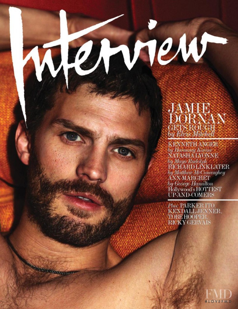 Jamie Dornan featured on the Interview cover from June 2014