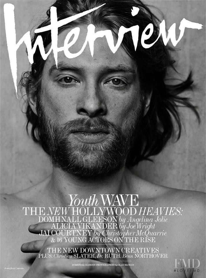 Domhnall Gleeson featured on the Interview cover from June 2015