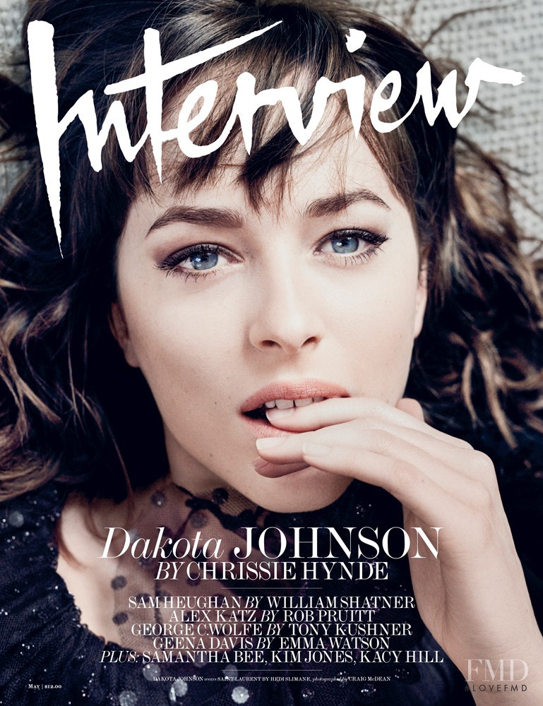 Dakota Johnson featured on the Interview cover from May 2016