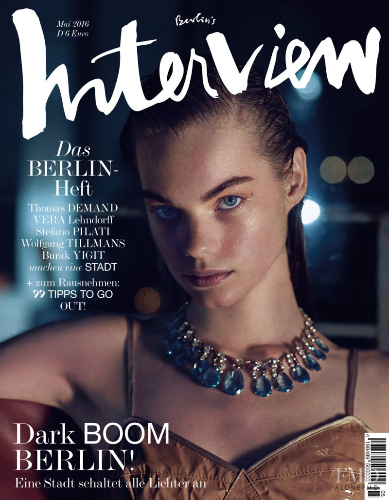 Estella Boersma featured on the Interview cover from May 2016