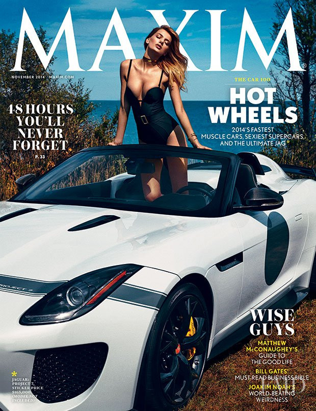 Bregje Heinen featured on the Maxim USA cover from November 2014