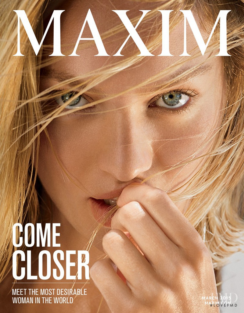 Candice Swanepoel featured on the Maxim USA cover from March 2015