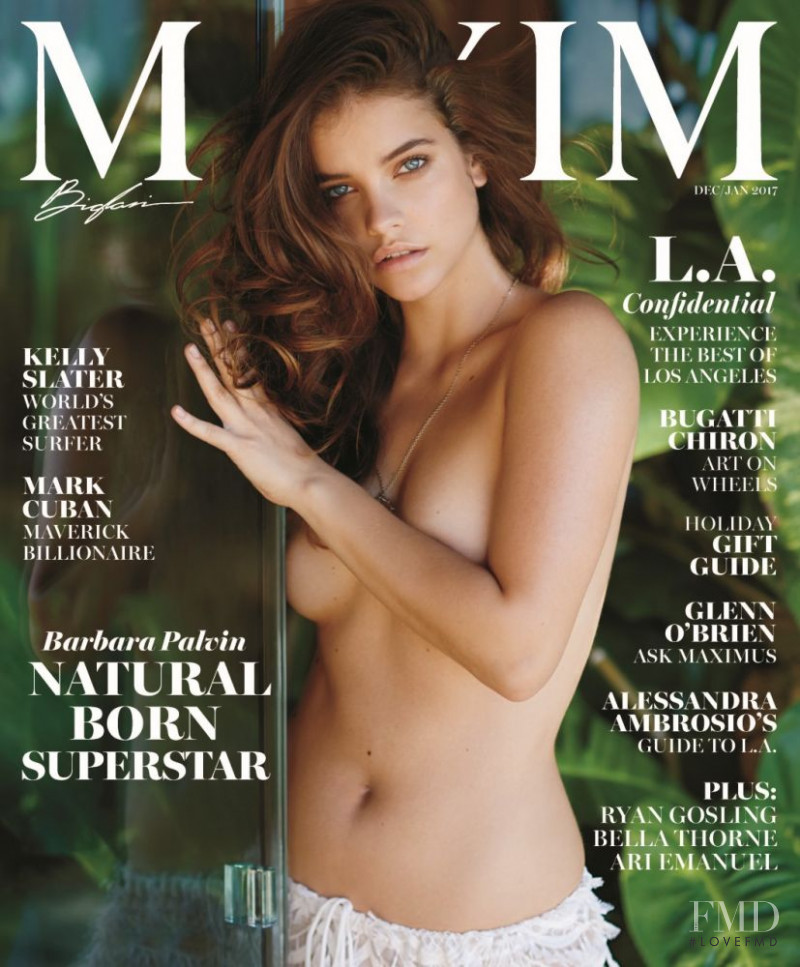 Barbara Palvin featured on the Maxim USA cover from December 2016