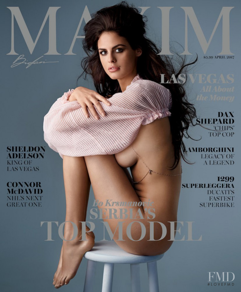 Bojana Krsmanovic featured on the Maxim USA cover from April 2017