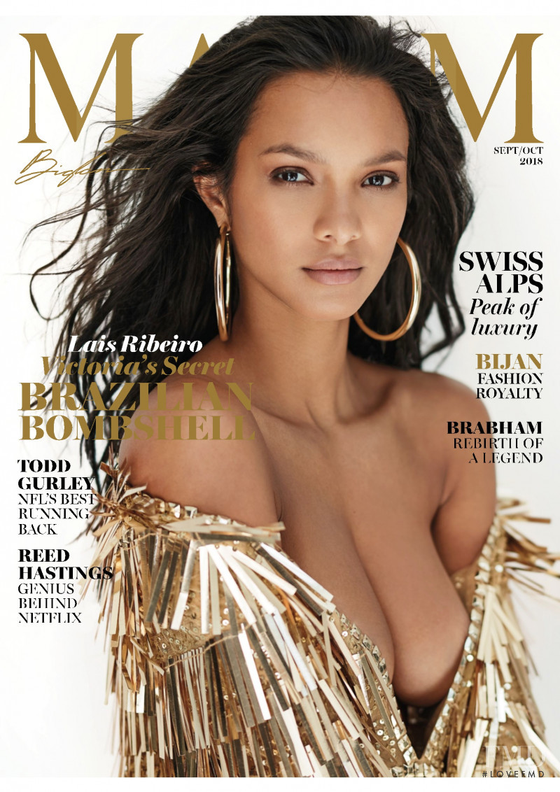 Lais Ribeiro featured on the Maxim USA cover from October 2018