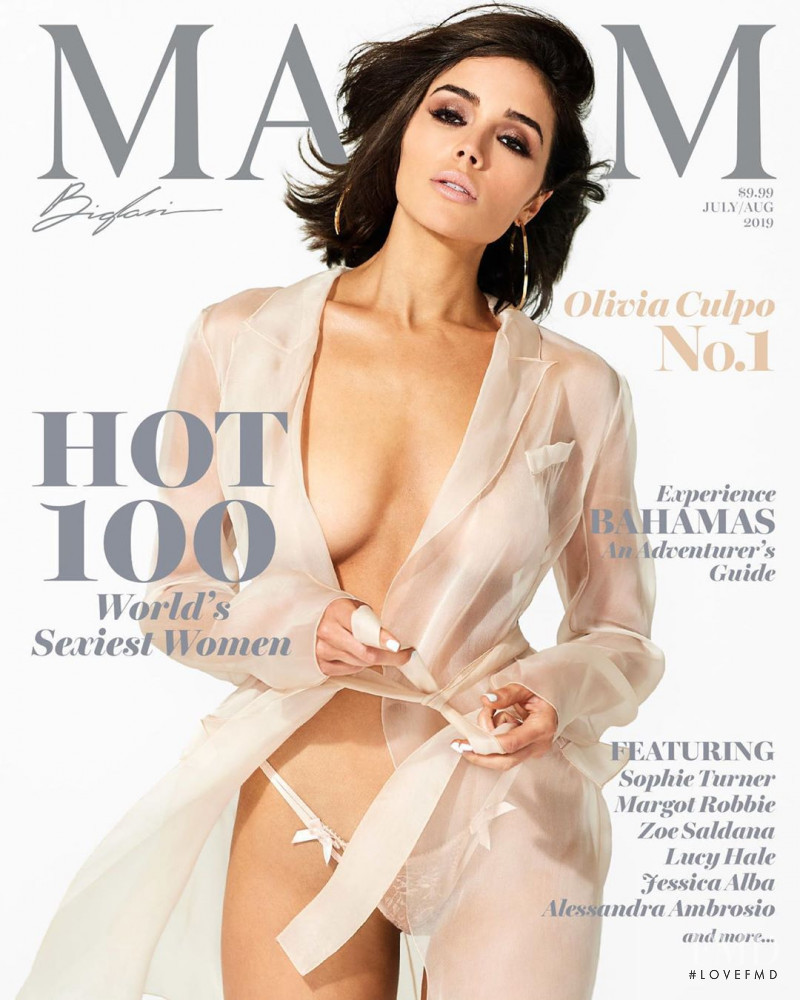 Olivia Culpo featured on the Maxim USA cover from July 2019