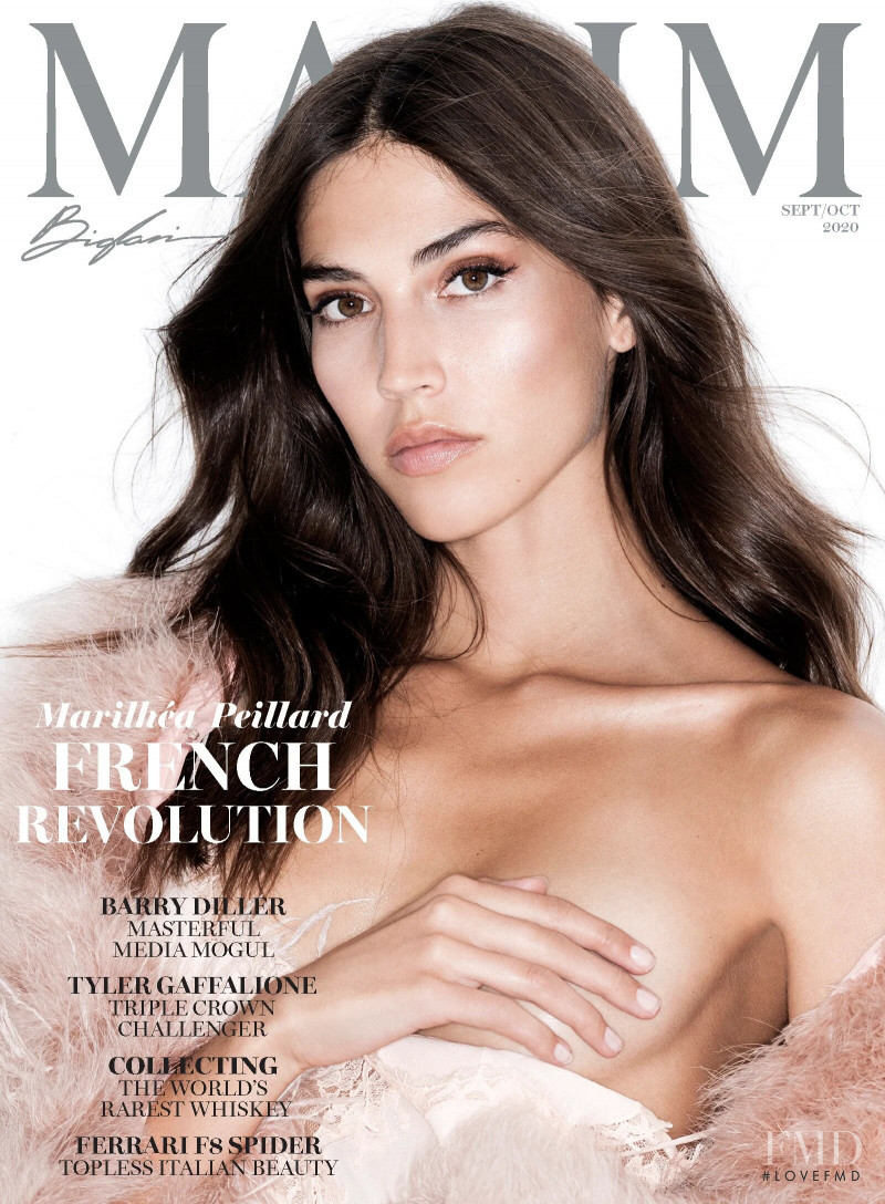Marilhéa Peillard featured on the Maxim USA cover from September 2020