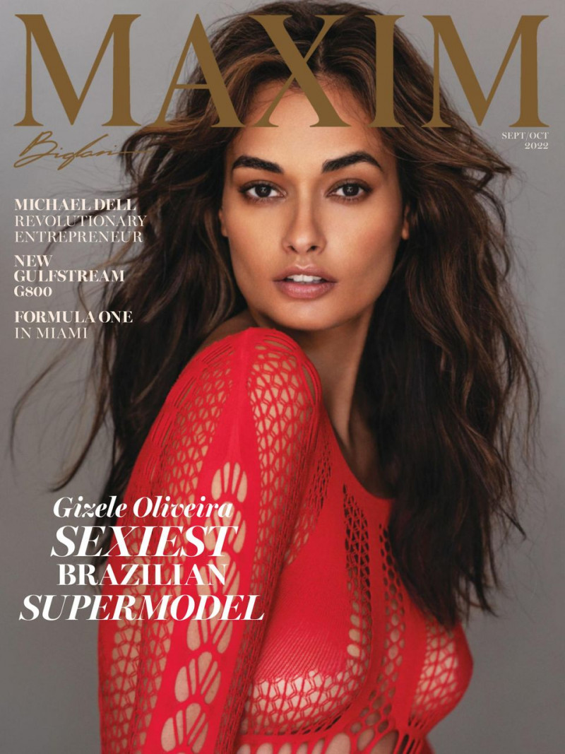Gizele Oliveira featured on the Maxim USA cover from September 2022