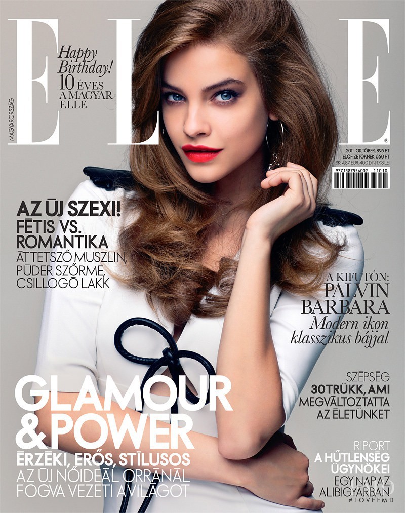 Barbara Palvin featured on the Elle Hungary cover from October 2011