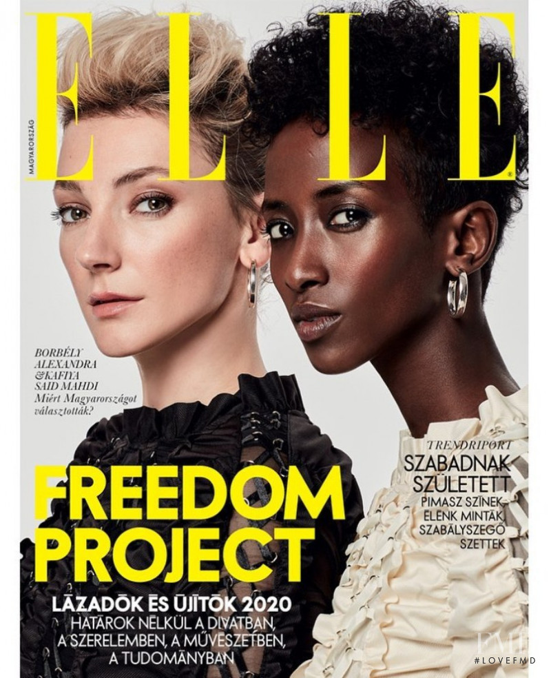  featured on the Elle Hungary cover from March 2020