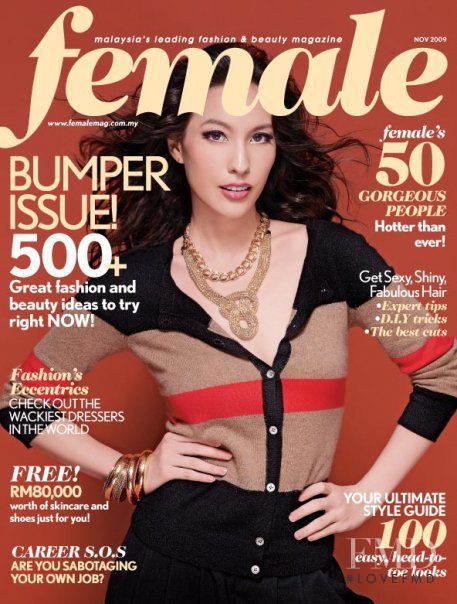  featured on the female Malaysia cover from November 2009
