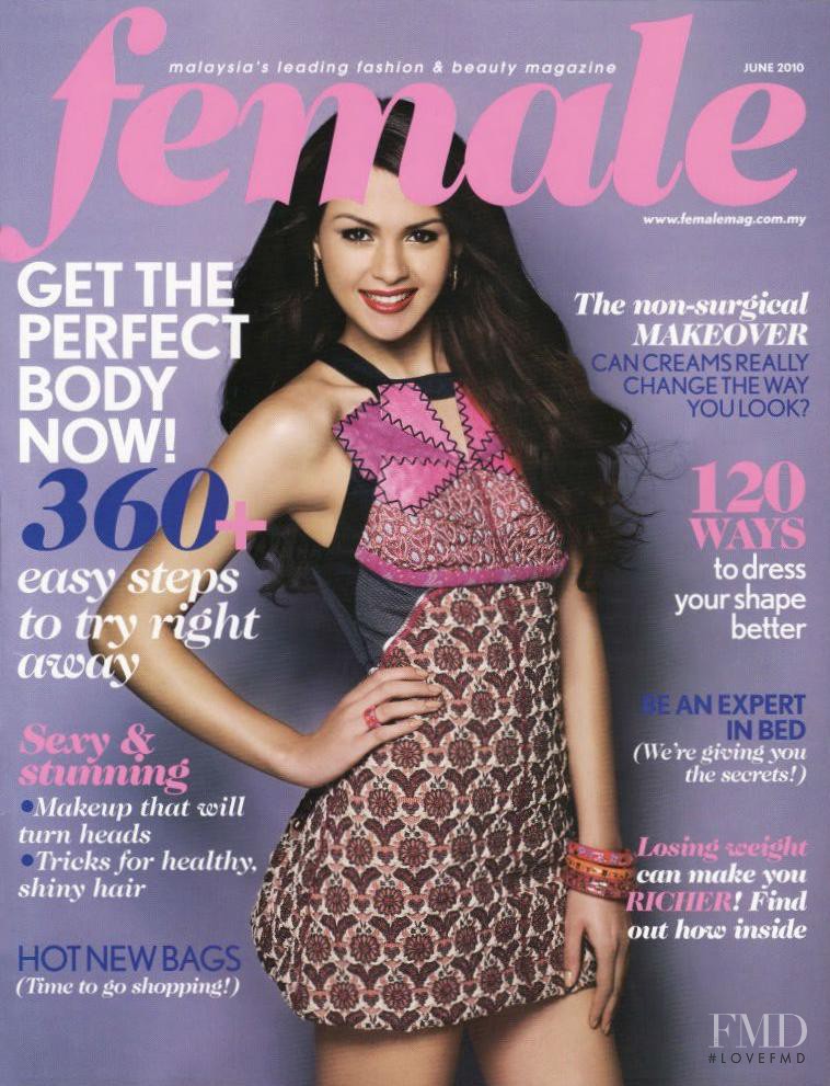 Aline Machado featured on the female Malaysia cover from June 2010