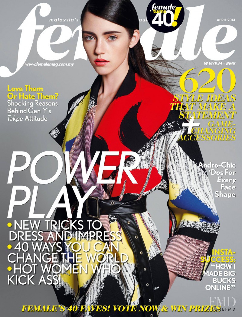  featured on the female Malaysia cover from April 2014
